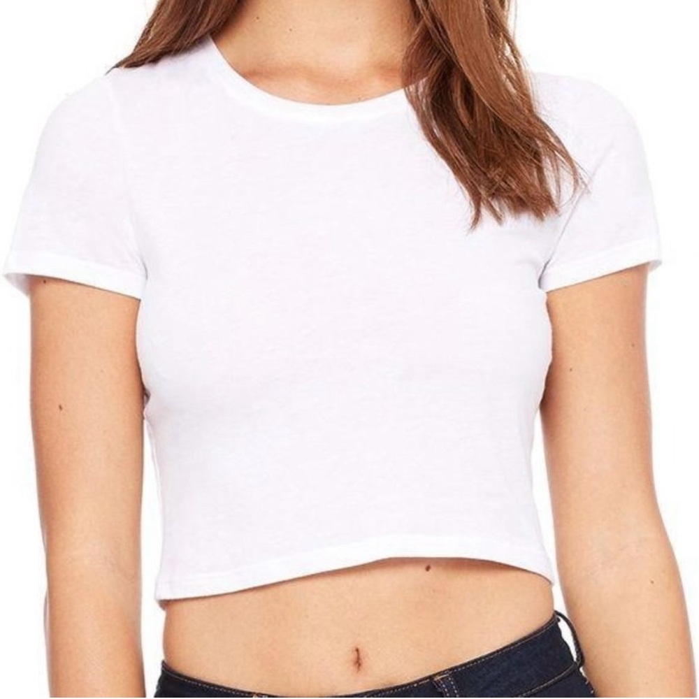 BP White Crop Top